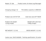 2025 New Arrival Cordless Legs And Feet Air Massage Therapy Recovery Boots Circulation Air Compression Full Leg Massager Machine