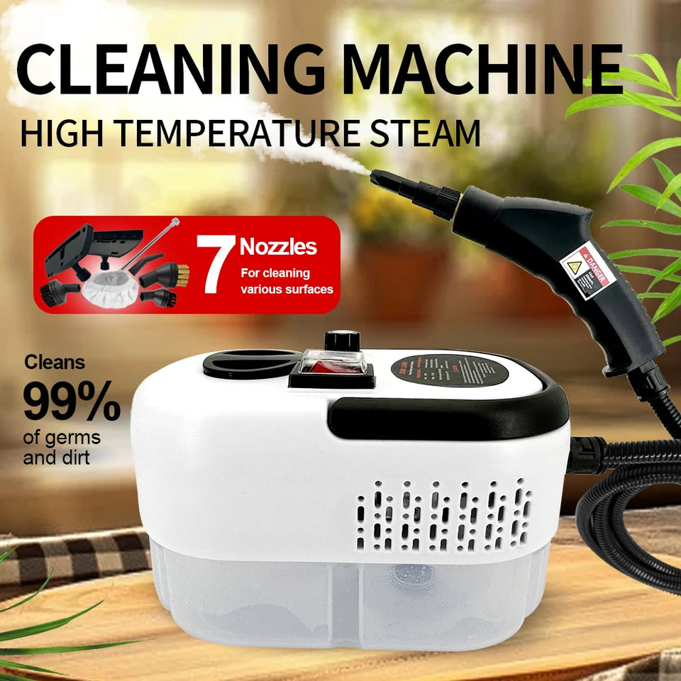 Steam Cleaner High Temperature Sterilization Air Conditioning Kitchen Hood Car Steaming Cleaner Commercial Household 220VEU Plug