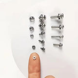 Stainless Steel Metric Screw and Nut Hex Assortment Tool Kit, M2 M2.5 M3 M4 M5 Sizes Fasteners Hardware Bolt Sets 320/700Pcs