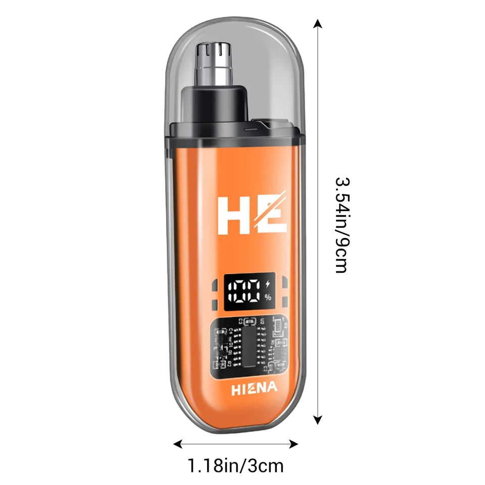 HIENA Electric Nose Hair Trimmer Mini Pocket Nose Ears Hair Eyebrow Trimmer for Men Rechargeable Clipper ﻿home appliance