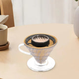 Pour Over Coffee Drip Assist Coffee Pourover Dripper Aid Heatproof Even Brewing Cone Filter Supplies For Baristas Women Men