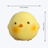 Super Soft Cute Chick Fidgets Toys Squishy Kawaii Animals Squeeze Toy Stress Relief Toy for Anxiety ADHD Gift for Adults Gifts