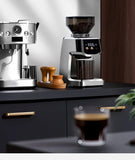 Touchscreen Electric Coffee Grinder - Automatic Commercial & Home Use, Stainless Steel Burr Mill with Dose Control, LCD Display