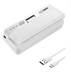 Mini Plastic Bag Sealer Heat Bag Sealing Machine Food Packaging Plastic Bags Sealer Clip Bag Handheld Rechargeable Heat Sealer