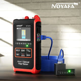 NOYAFA NF-916 4 In 1 Optical Fiber Tester Optical Power Meter VFL REF FC SC ST Visual Fault Locator LCD Display Network Tools