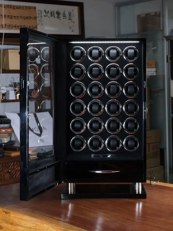 Watch Winder Mechanical watch, self swinging device, rotating device, fingerprint unlocking, automatic winding device, watch box