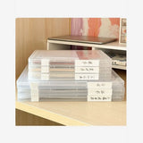 Organizer Certificates Contract Office Supplies File Organizer Box Slim Document Case Puzzle Storage box Desktop Storage Box
