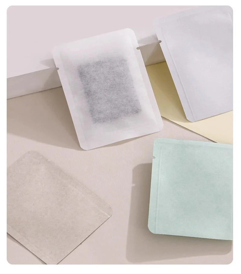 StoBag 200pcs Wholesale Cotton Paper White Packaging Bags Small Heat Sealing for Tea Coffee Powder Storage Pouches Portable