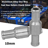 6/58/9/10/12mm Aluminium Alloy One Way Check Valve Fuel Non Return Check Valve Petrol Diesel For Car Automobile Oil Water Pumps
