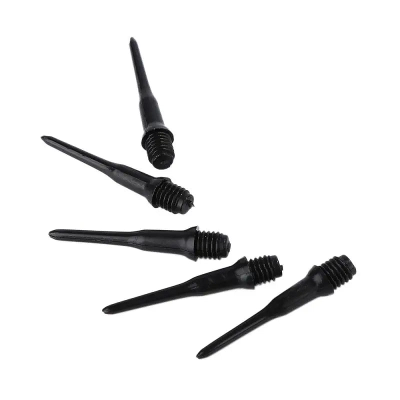 100PCS Durable Soft Tip Points Needle Replacement Set For Electronic Dart Black Wear-resistant Durable Soft Plastic Black Tips