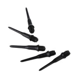 100PCS Durable Soft Tip Points Needle Replacement Set For Electronic Dart Black Wear-resistant Durable Soft Plastic Black Tips