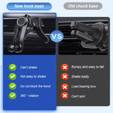 SEAMETAL Gravity Car Phone Holder Auto Air Vent Clip Cellphone Bracket Universal Car Air Vent Mobile Phone Stand For Navigation