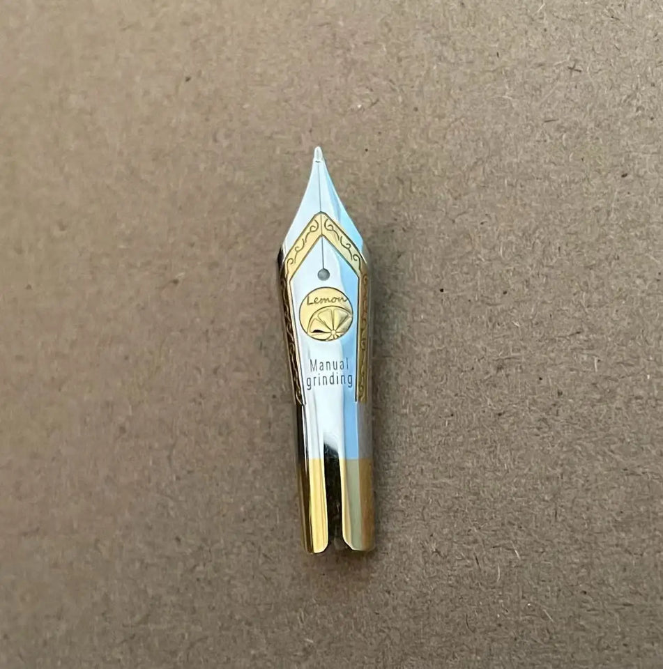 Lemon M2S China Four Great Beasts Acrylic Piston Fountain Pen Blade Long Knife Nib Hand-Polished Writing Luxury Stationery Gift