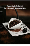 Ceramic Coffee Bean Dosing Cup, 35-40g Single Dose Measuring Tray for Coffee Bean and Tea, Chic Home Barista Tool Accessories