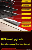 LEOBOG Hi75C Mechanical Keyboard 3Mode/Wired kit Hot Swap With Knob RGB Aluminium Alloy Gasket Hi75C Keyboard Kit PC Custom Gift