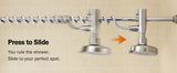 Tandem Shower Head For Couples, Dual Shower Head with Original Adjustable Slider, High Pressure Double Shower Head for Two
