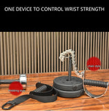 Arm Muscle Training Device Wrist Strength Training Device Fitness Grip Wrist Wrestling Trainer Exercise Device for Barbell
