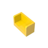 10Pcs 23969 Panel 1X2X1 Rounded Corner 2Sides Building Blocks MOC Accessories Compatible with Brick Children Toys