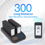 Wireless Restaurant Pager System Touch Panel Wireless Calling System Food Pager Guest Paging System for Coffee Shop Bar