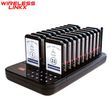 Wireless Restaurant Pager Guest Calling Paging System Waterproof Food Pager for Coffee Shop Dessert Shop Food Truck Bank