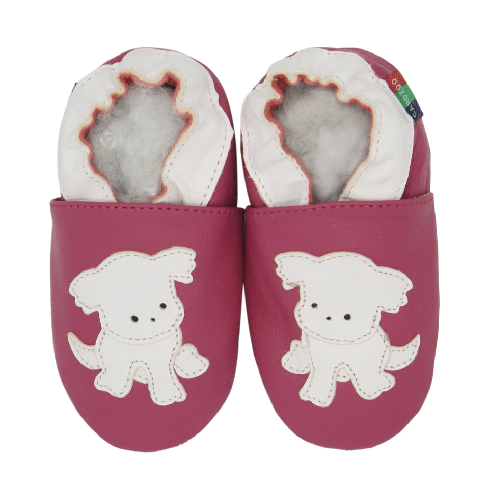 002Carozoo Girl Boy Shoes Soft Sheepskin Leather Shoes Skid-Proof Soft Soled Shoes Baby First Walkers Shoe Fit 0-24 Monther
