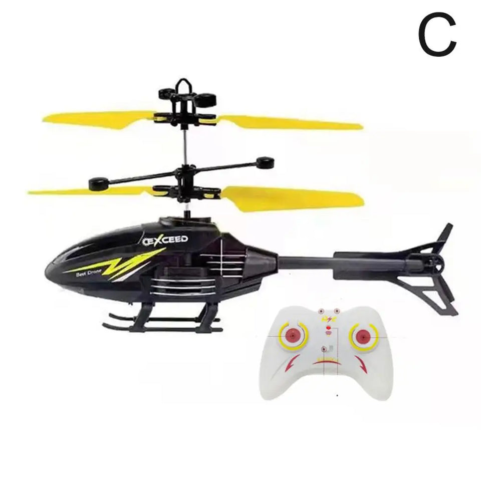 Remote Control Helicopter 2 Channel RC Helicopter Toys for Kids Flying Toys Infraed Induction Suspension Aircraft Charging Gifts