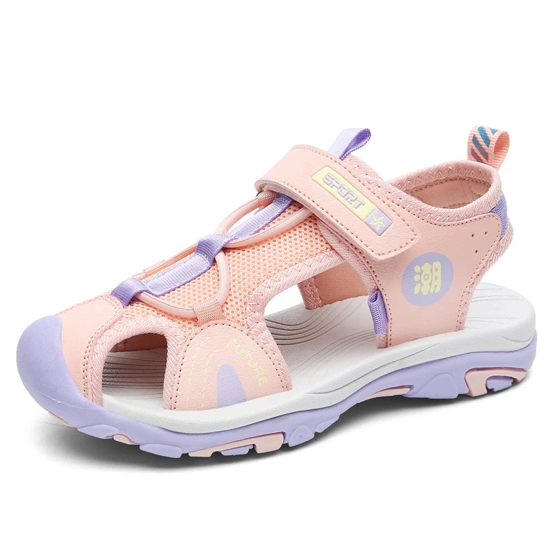 Children Breathable Sport Summer Sandals for Boys Casual Beach Shoe Comfortable Soft Sole Kids Fashion Non-slip Sandalias