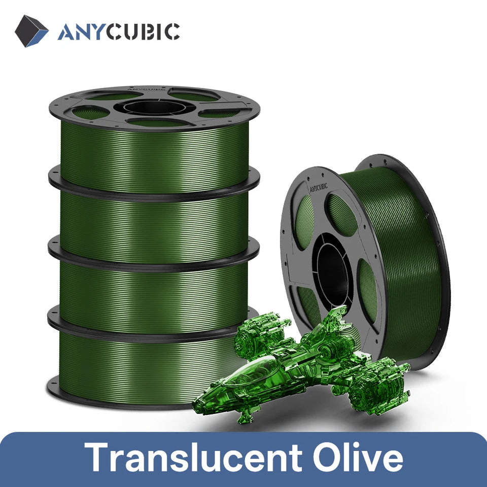 5KG ANYCUBIC PETG Filament PLA 3D Printer Multicolor 1.75mm Plastic 3D Printer Filament For Kobra 3 Combo S1C FDM 3D Printer