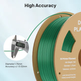 DEEPLEE 10KG Silk Filament PLA 1.75mm 3D Printer Filament for FDM 3D Printers Elegoo PLA for Elegoo Centauri Carbon