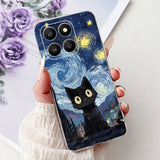 For Honor 400 Smart 5G Case LGN-NX1 Cute Cartoon Painted Cover Soft Slim Phone Case For Honor X7d HonorX7d Honor400 Smart Fundas