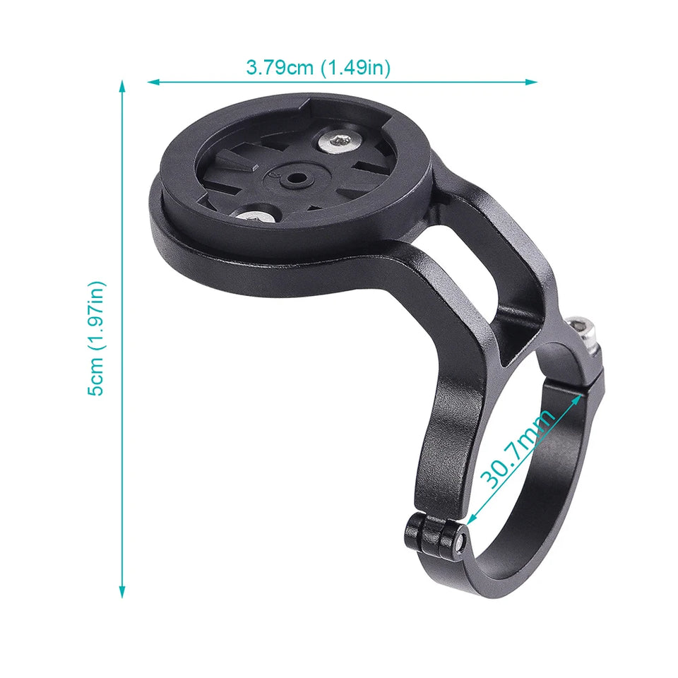 Bike Handlebar Computer Holder Aluminum Alloy Speedometer Mount Bracket Lightweight for Garmin/Wahoo/Bryton/XOSS/IGPSPORT