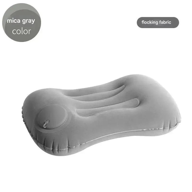 Camping Inflatable Pillow Portable Ultralight Travel Hiking Air Sleeping Pillow for Neck and Lumbar Support