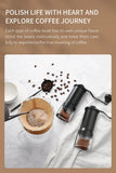 Manual Coffee Grinder Hand-Cranked Coffee Machine Home Small Manual Grinder Hand-Cranked Bean Grinder Coffee Bean Grinder