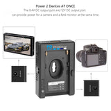 PD30W NP-F Battery Charger Battery Adapter Plate Cold Shoe Adapter 1/4in for NP-F550 F750 F970 for BMPCC 4K 6K DSLR ILDC