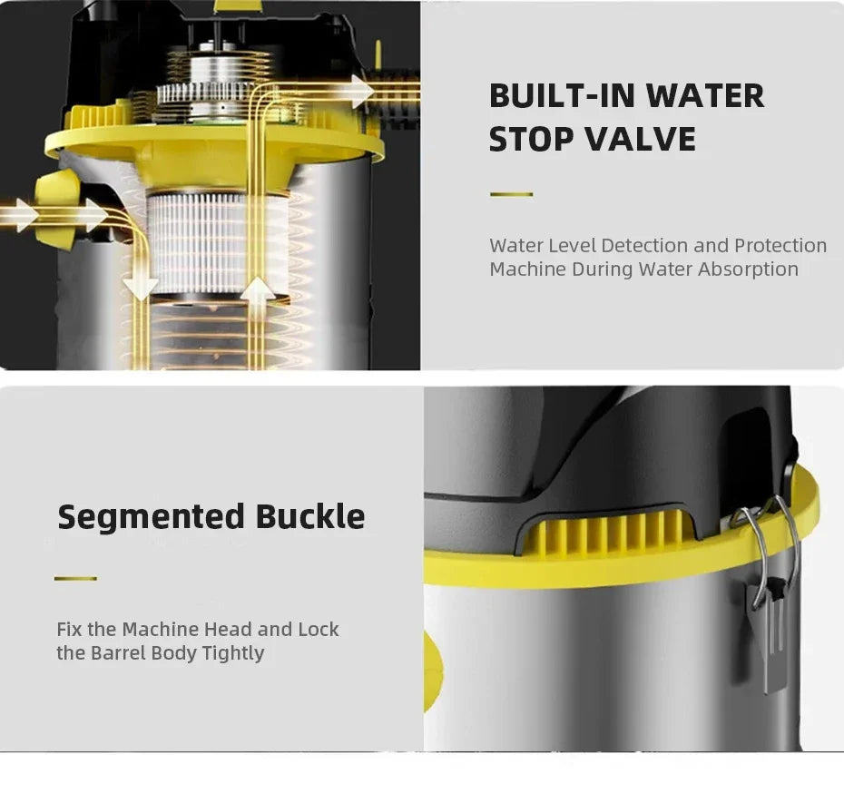 25L/40L Wet And Dry Blowing 3 in 1 Vacuum Cleaner High Power Car Wash Shop Hotel Household Commercial Industrial Vacuum Cleaner