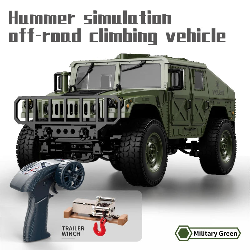 New JJRC C8835 RC Car Simulation 4x4 All-terrain RC Off-road Climbing Car Electric Remote Control Car Model with Light Toy Gift