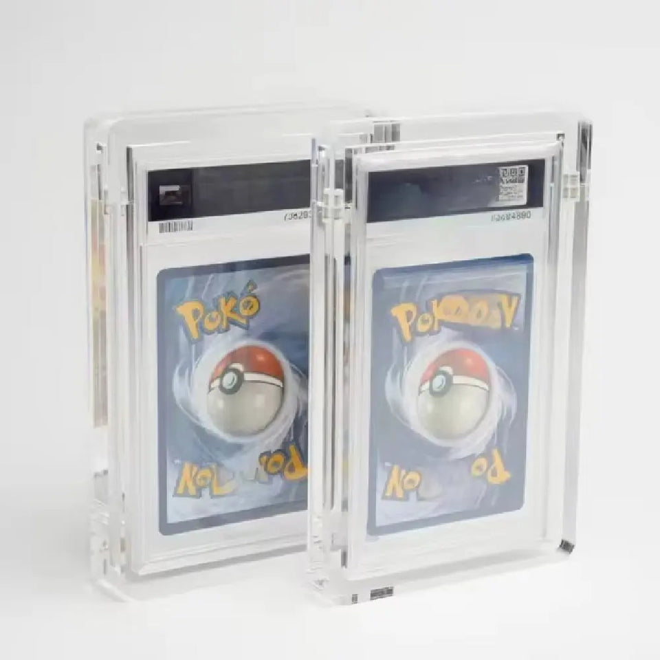Custom Magnet Acrylic Graded Card Collectible Slab Acrylic Display Case for CGC BGS TCG Grading Card Slab Protector