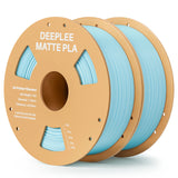 DEEPLEE Matte PLA Filament 1KG,1.75mm FDM 3D Printer Filament Dimensional Accuracy +/- 0.02mm, 1kg Carboard Spool (2.2lbs)