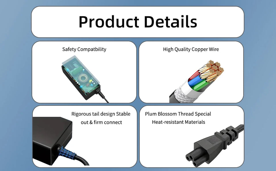 130W 19.5V 6.7A 4.5*3.0MM Laptop Adapter DC Charger For Dell XPS 14 15 9530 9550 9560 Precision M6300 Inspiron 15 7000 7557
