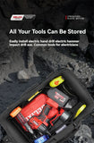 DELIXI Tool Bag Oxford Tools Organizer Professional Waterproof Bag Multifunctional Complete Toolkit Carpenter Tool Accessories