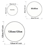 1pc Modern 3D Illusion Checkered Round Area Rug Washable NonSlip Floor Mat for Entryway and Bedroom Living Room Coffee Table Rug
