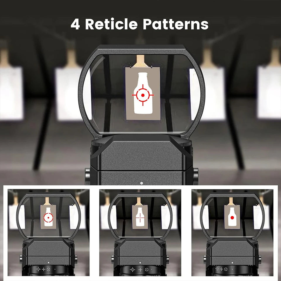Tactical Red Green Dot Sight Scope Optics scope Red Dot Sight Hunting Optics Reflex Sight with 20mm Rail