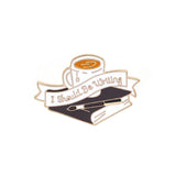 Coffee Collection Enamel Pin for Barista Vintage Rose Tea Latte Americano Brooches Coffee Machine Mini Coffee Bean Badge Jewelry