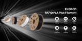ELEGOO RAPID PLA+ Filament 1.75mm, 3D Printer Filament, Support 30-600mm/s Printing Speed, Compatible with Most FDM 3D Printers