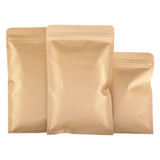 100pcs Silver Dumb Aluminum Foil Bags Heat Seal - Top Open Mylar Foil Bag Matte Surface Plastic Food Package Spices/Sauce Pouch