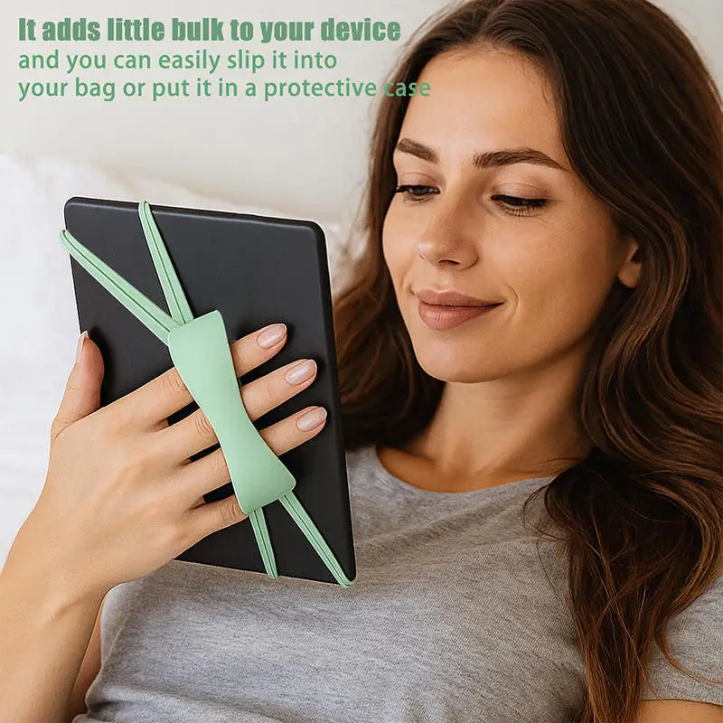 Soft Silicone Hand Strap for Kindle Tablets Comfortable Lightweight Finger Grip Holder High Elasticity Straps for Kobo E-Book