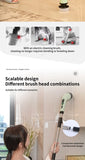 Multi-tool Multifunctional Electric Cleaning Brush, for Rotating Bathroom, Kitchen, Toilet & Automotive Cleaning.