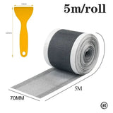 7cm 5-15M Cutable Shower Drain Hair Catcher Self-Adhesive Floor Drain Stickers Disposable Mesh Sink Strainer Filter For Bathroom