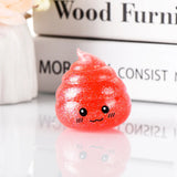 2026 Novelty Squishy Poo Stress Ball Squishies Toys Glitter Funny Stretch Squeeze Fidget Toys for Adults Fool's Day Prank Gift
