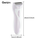 Professional body hair trimmer - USB rechargeable, used for smooth full body beauty